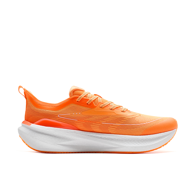 XTEP 2000km 2.0 Running Shoes Men’s Low Top Highlighter Orange/Neon Iris
