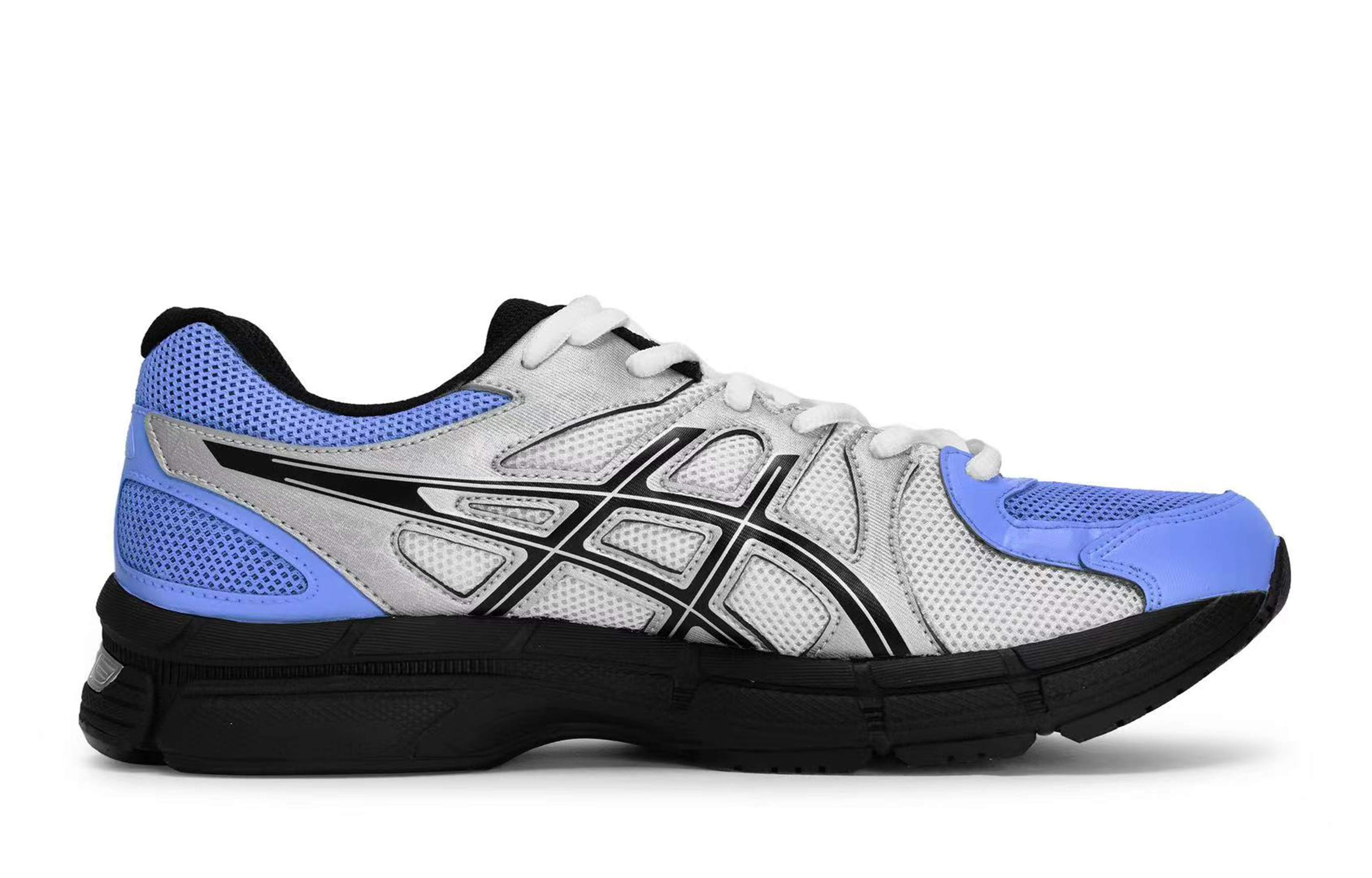 Asics Gel Exalt 2 Cushioning, Wear Resistant Low top Running Shoes Men’s Black Silver Blue