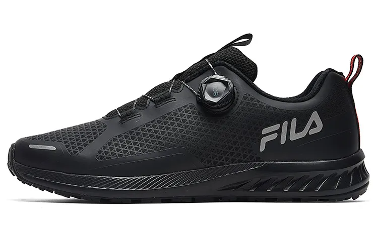 FILA Fence Fabric Sports Low top Outdoor Shoes Men's Black