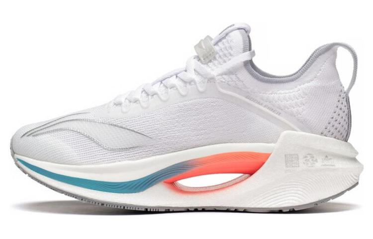 Li Ning Shadow Essential BOOM Technology Reflective Lightweight Low top Running Shoes Women's White
