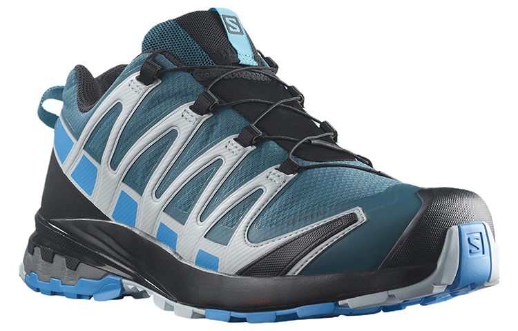 SALOMON XA Pro 3D V8 Fabric Abrasion Resistant Abrasion Resistant Low top Casual Running Shoes Men’s Blue Gray