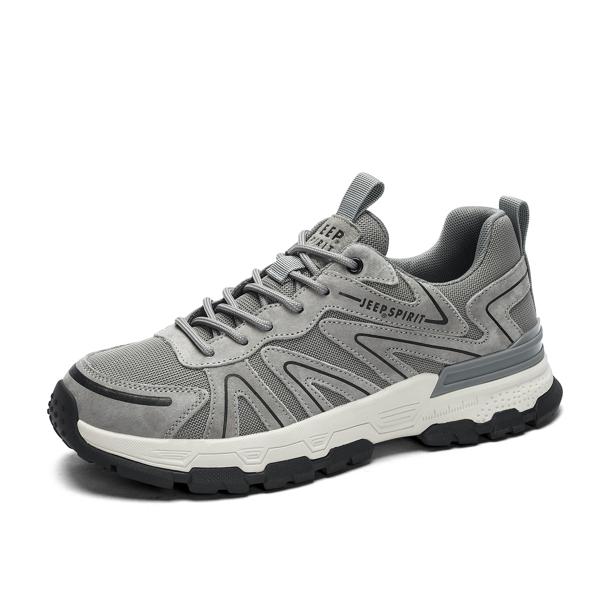 JEEP SPIRIT Low top Outdoor Shoes Men’s Moon Dust Gray