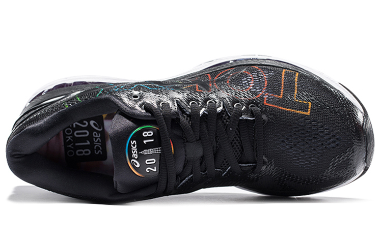Женские кроссовки ASICS GEL-Nimbus 20 TOKYO (черно-белые) — Чёрный / белый — фото 3