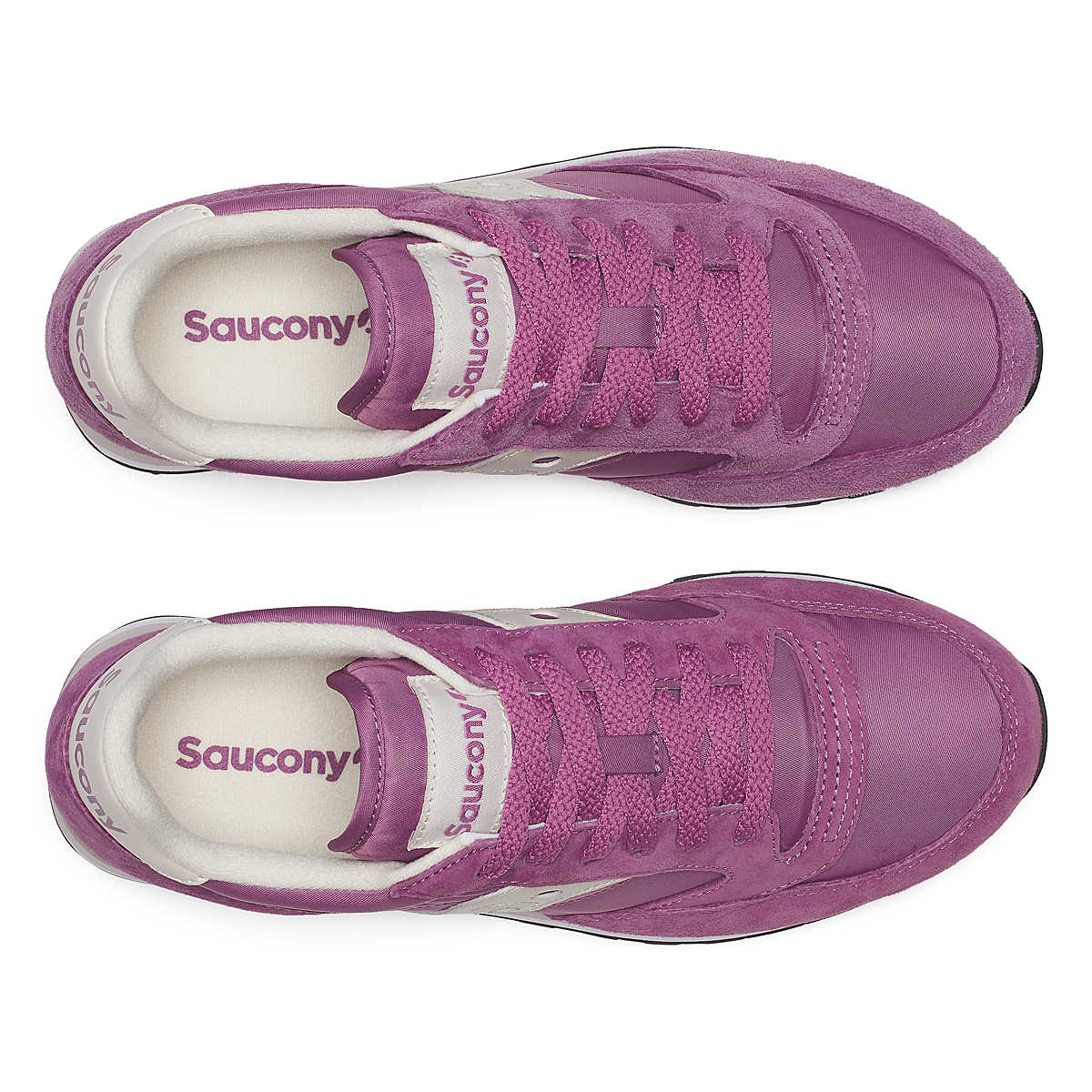 Saucony Jazz Triple Jazz Comfortable Slip Resistant Abrasion Resistant Low top Running Shoes Women’s Purple