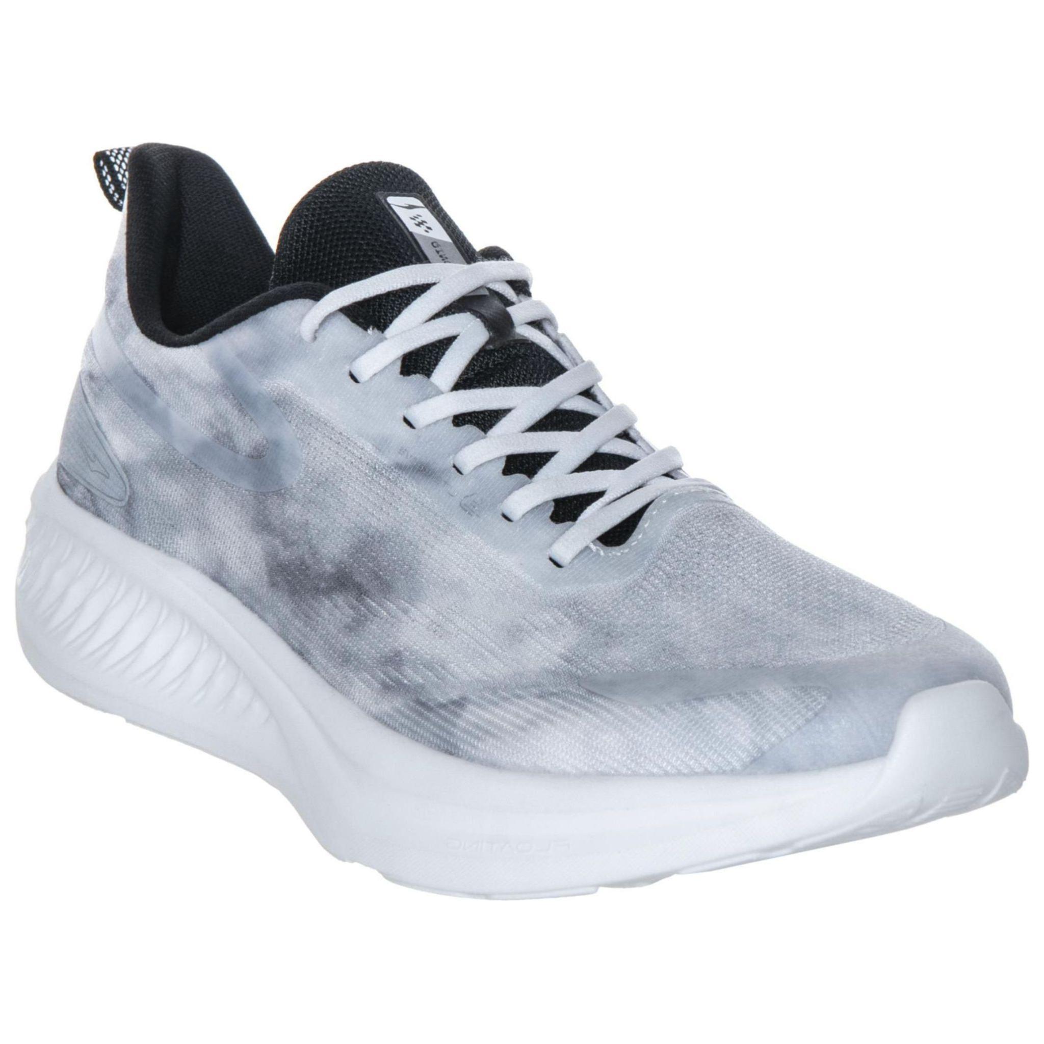 Erke Comfortable Cushioning, Wear Resistant Low top Running Shoes Men’s White Black