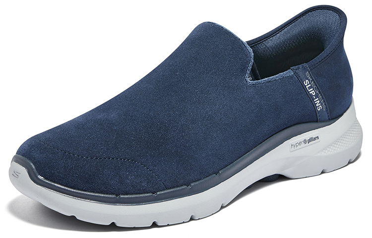 Skechers Comfortable And Breathable Cushioning, Wear Resistant Low top Running Shoes Men’s Marine Blue