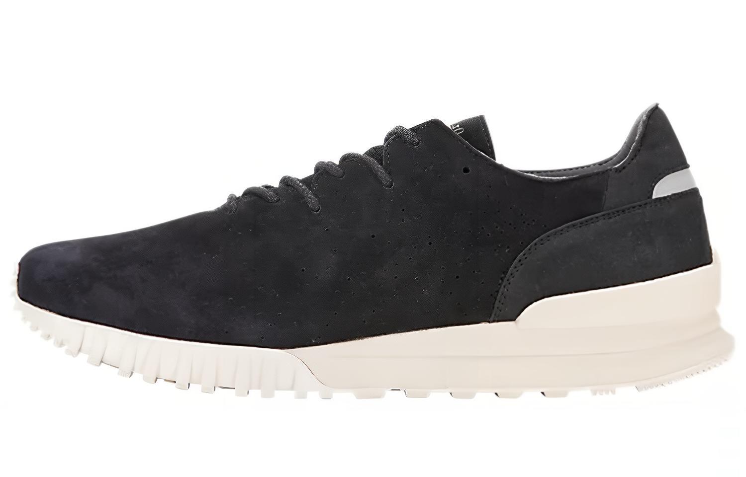 Onitsuka Tiger Samsara Leather Abrasion Resistant Low top Running Shoes Unisex Black