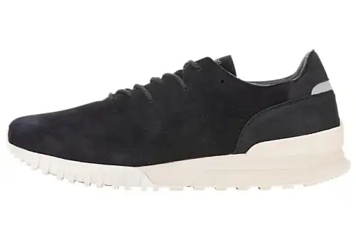 Onitsuka Tiger Samsara Leather Abrasion Resistant Low top Running Shoes Unisex Black