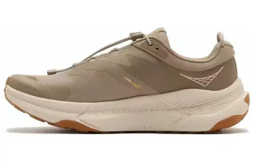 HOKA ONE ONE Transport Comfortable Round Toe Cushioning, Wear Resistant Low top Running Shoes Unisex Brown