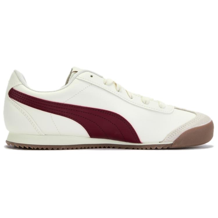 PUMA TURINO Artificial Leather Low top Running Shoes Unisex White Red Gold