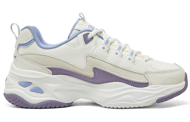 Skechers Dlites 1.0 ‘Beige Purple Blue’ Women’s