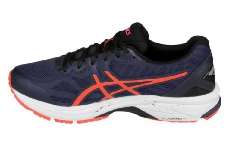 ASICS GT 1000 5 Abrasion Resistant Breathable Low top Training Sprint Running Shoes Men's Blue Red Multicolor