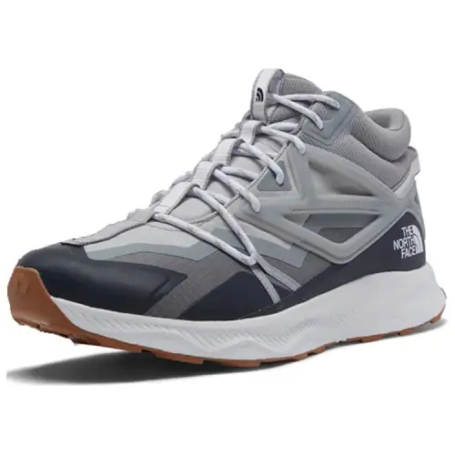 THE NORTH FACE Oxeye Wear resistant And Waterproof Mid top Outdoor Shoes Men's Gray