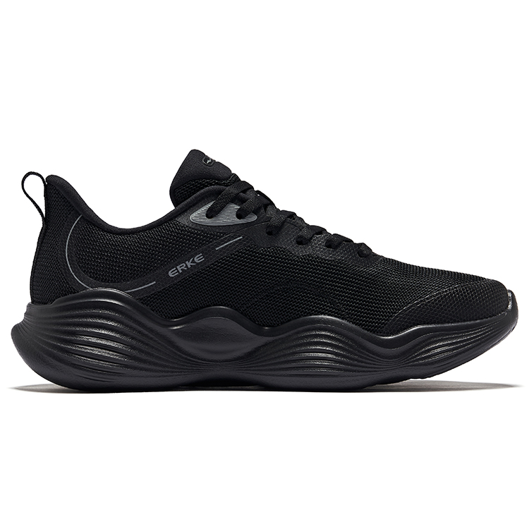 Erke Bao Dan 2Pro Cushioning Abrasion Resistant Slip Resistant Low top Running Shoes Women’s Jet Black