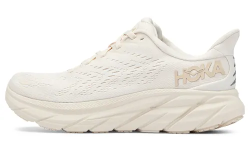 HOKA ONE ONE Clifton 8 Wide 'Eggnog Shifting Sand' Women's