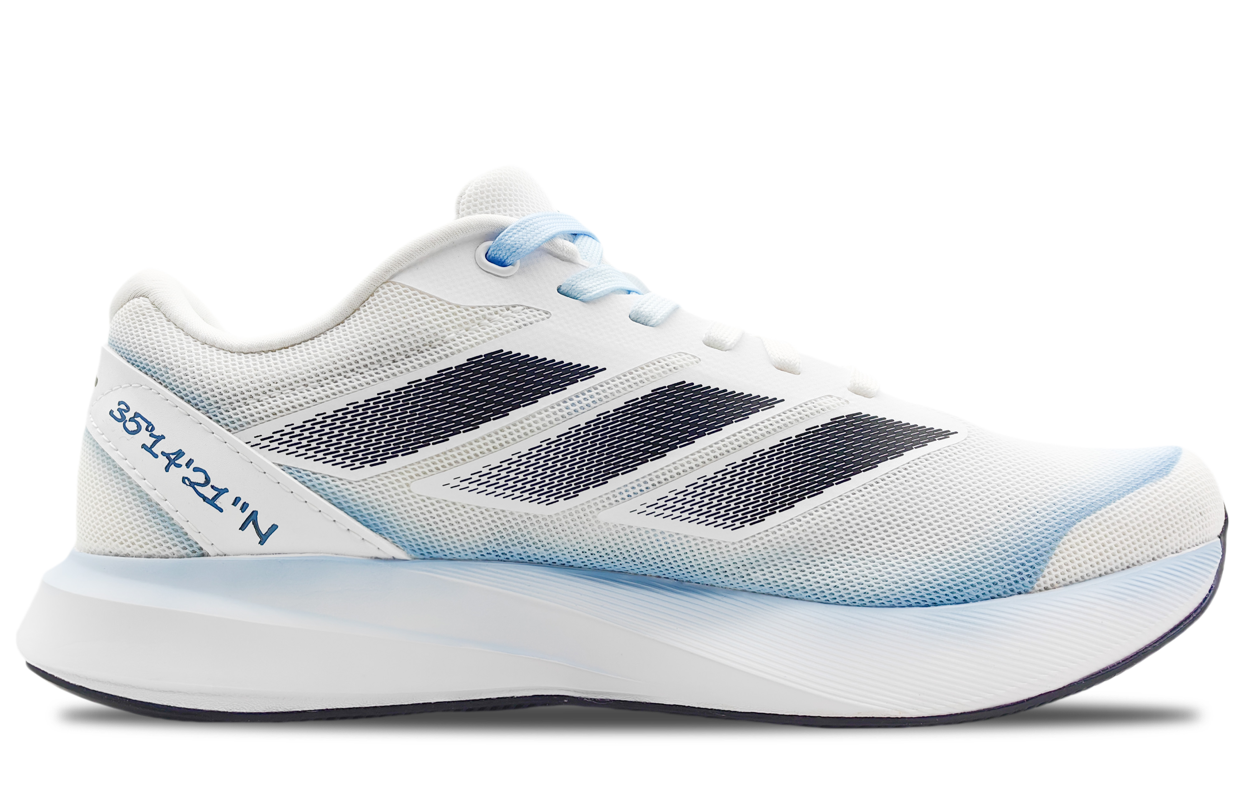 Adidas Duramo RC Cushioning Slip Resistant Abrasion Resistant Low top Training Running Shoes Unisex White Blue