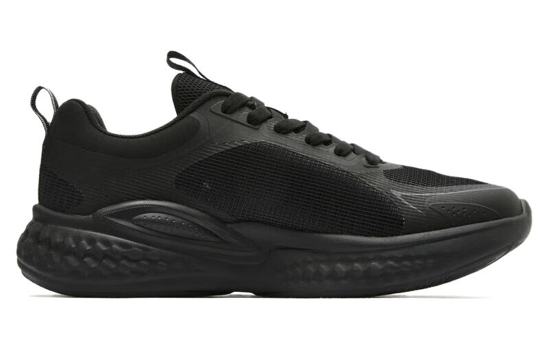 QIAODAN Comfort Elastic 1.5 Slip Resistant Abrasion Resistant Low top Running Shoes Men’s Black