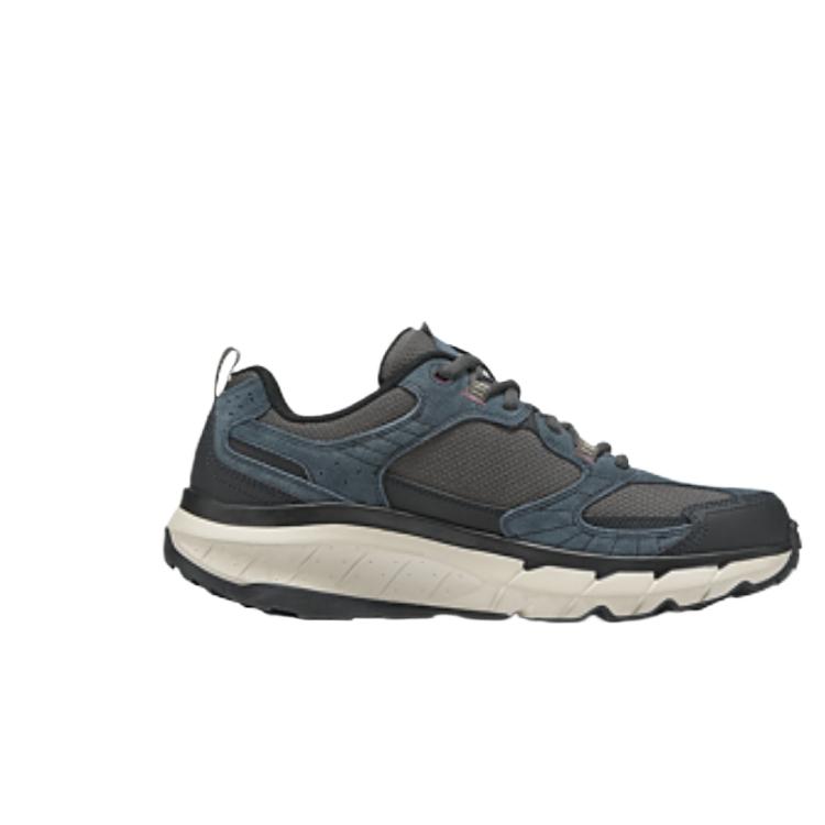 Skechers OUTDOOR MENS Comfortable Abrasion Resistant Low top Outdoor Shoes Men’s Black Blue