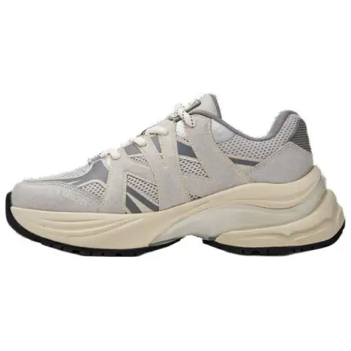MLB Big Ball comfortable and versatile non-slip and wear-resistant low-top running shoes for men and women, gray