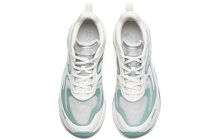 Anta Cushioning Slip Resistant Abrasion Resistant Low top Running Shoes Men’s White Green