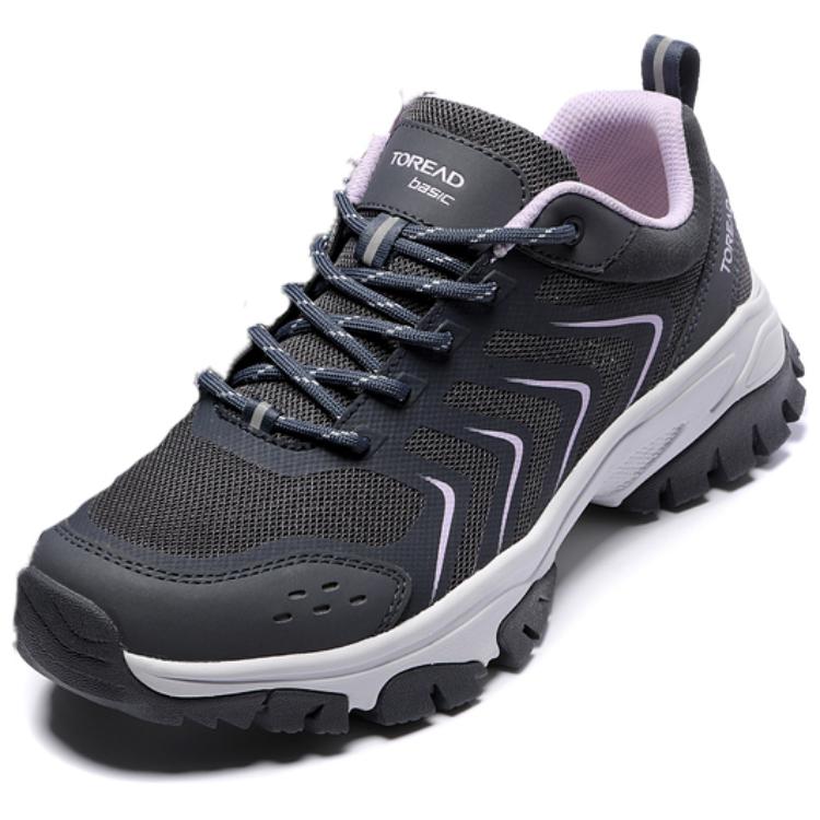 TOREAD Cushioning Abrasion Resistant Low top Outdoor Shoes Women’s Black Purple