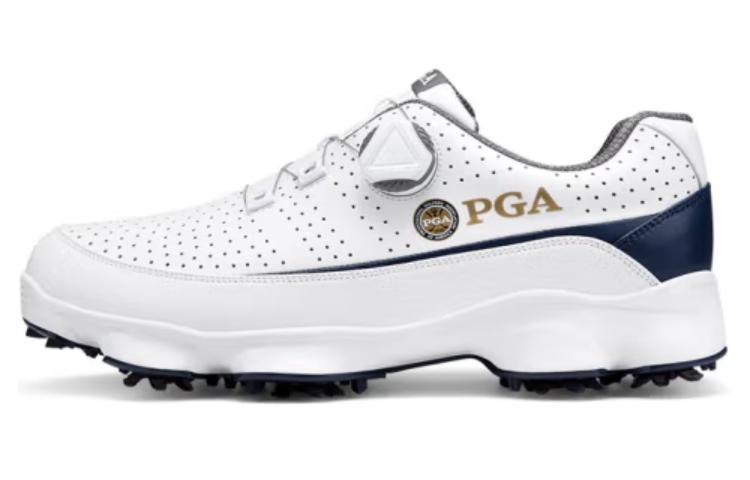 PGA Cushioning, Wear Resistant Low top Golf Shoes Men’s White