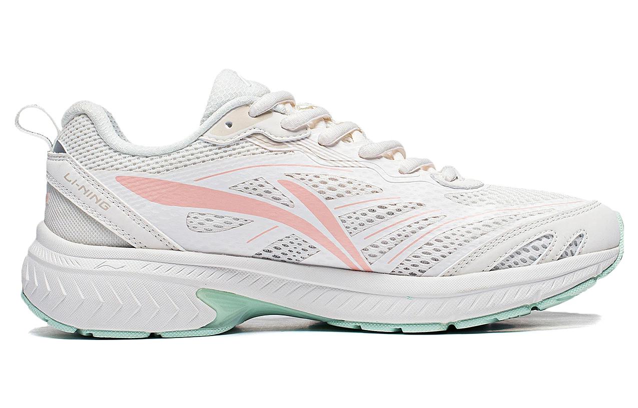 Li Ning Fuyao Textile, Synthetic Leather Slip Resistant, Abrasion Resistant, Breathable Low top Running Shoes Women’s