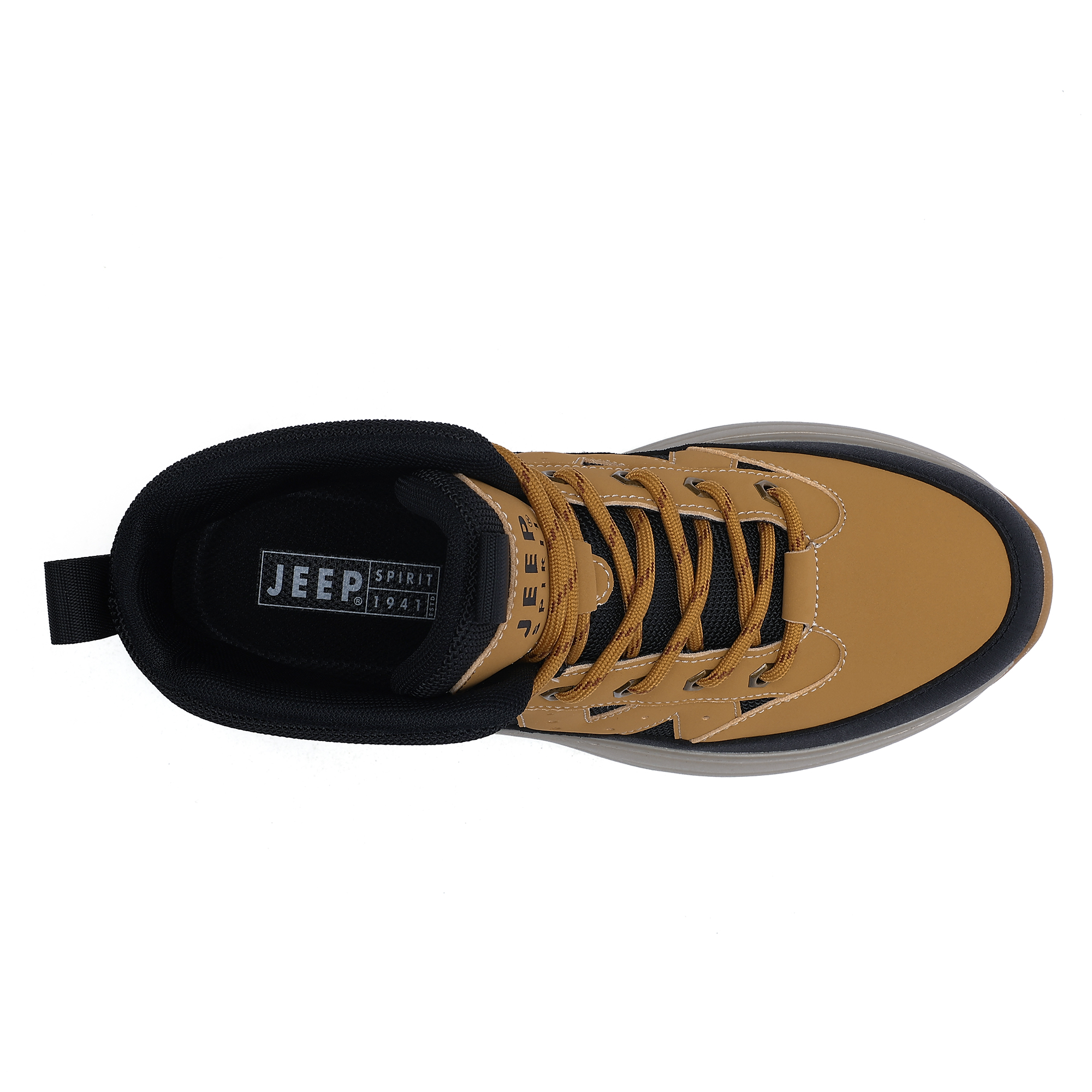 JEEP SPIRIT Mid top Outdoor Shoes Men’s Sunrise Yellow