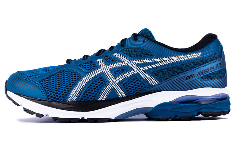 ASICS Gel Nagoya 3 Running Shoes Men's Low Top Blue/White