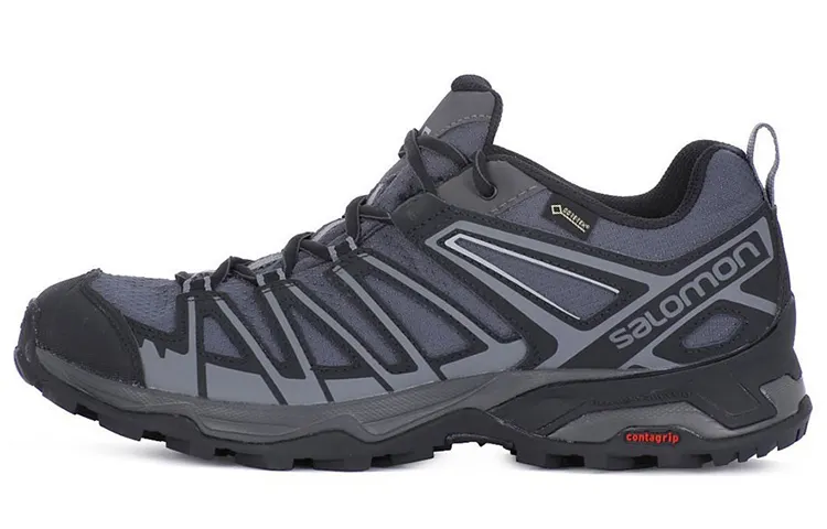 SALOMON X Ultra 3 Gtx Prime Textile, Synthetic Leather Slip Resistant Abrasion Resistant Low top Outdoor Shoes