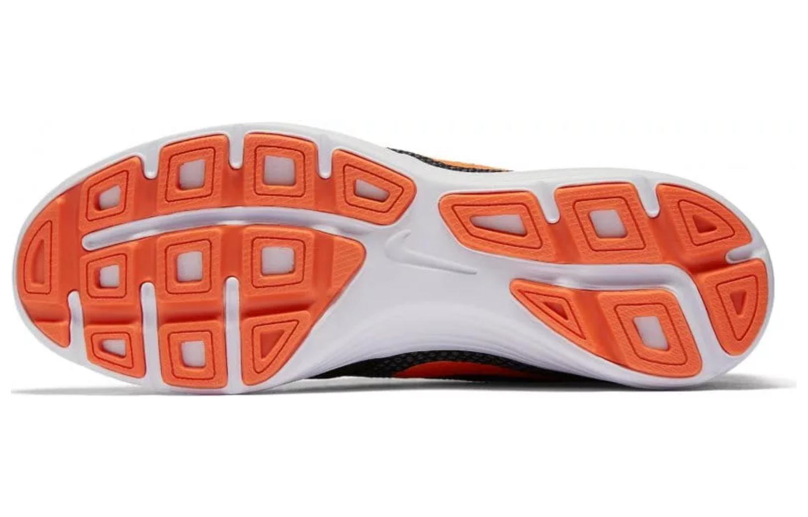 Мужские кроссовки Nike REVOLUTION 3 (серо-оранжевые) — Серый / оранжевый — фото 5