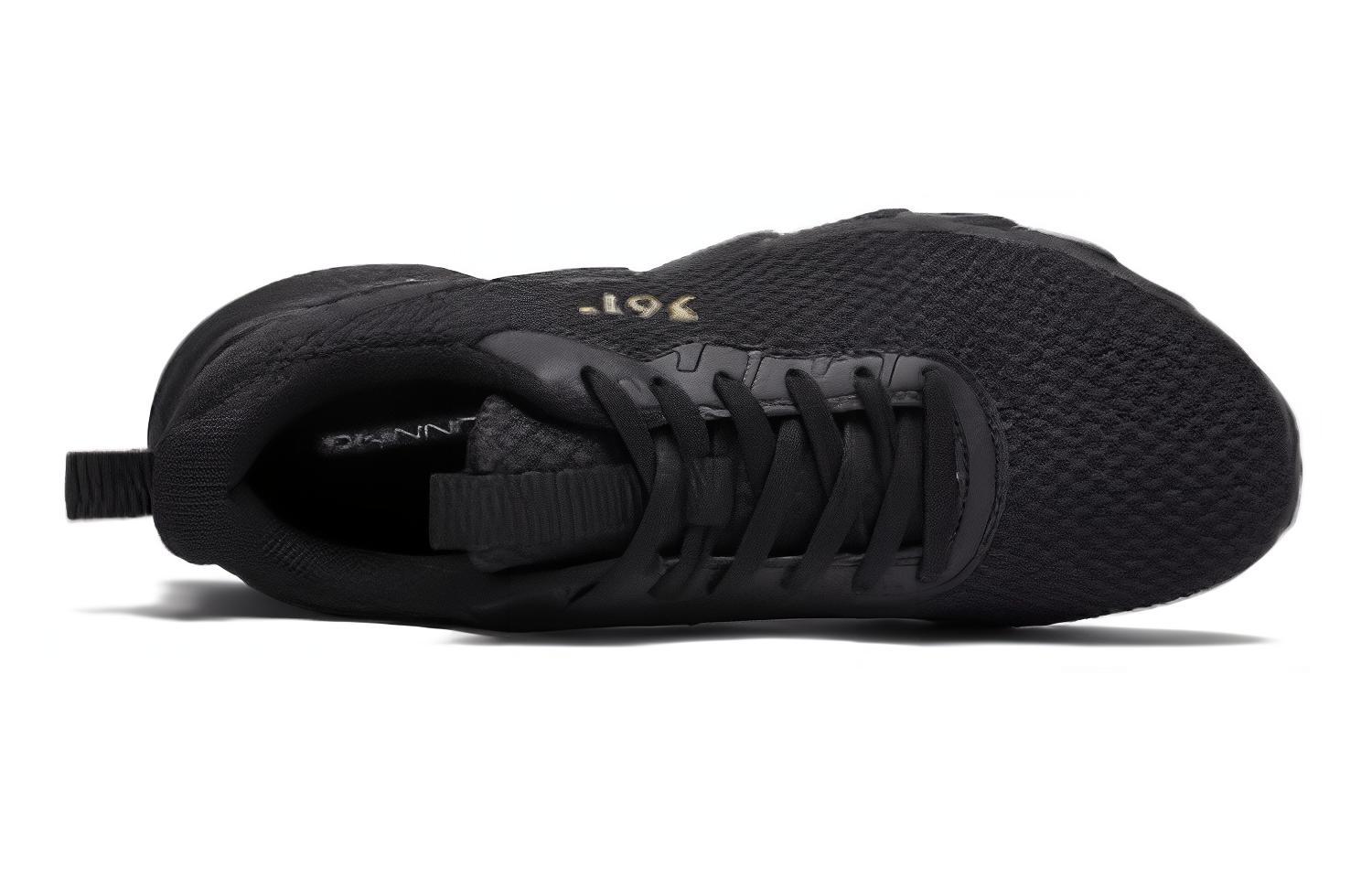 361° Cushioning Abrasion Resistant Cushioning, Wear Resistant Low top Running Shoes Men’s Obsidian Black Crown Gold