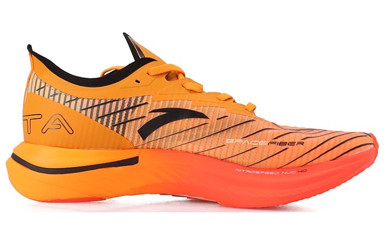 Anta C202 GT Abrasion Resistant Breathable Low top Running Shoes Men’s Yellow Red Black
