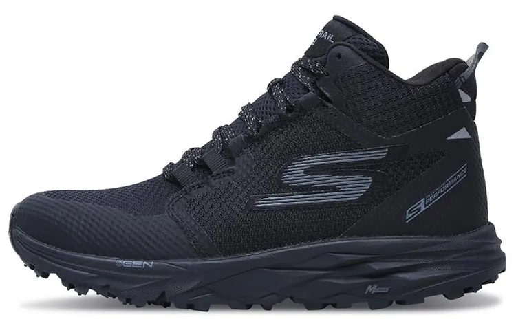 Skechers Go Trail 2 Grip High top Running Shoes Women's All Black