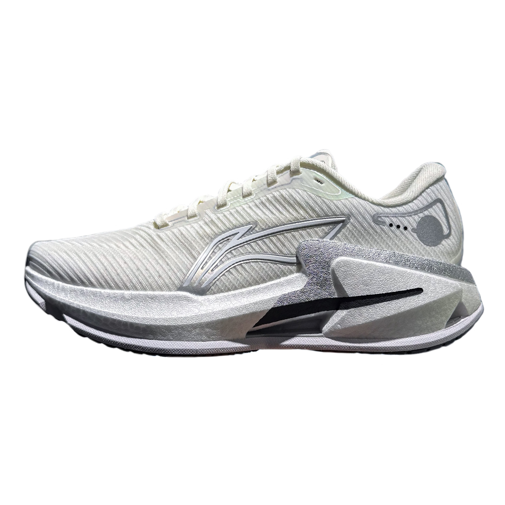 Li Ning Furious Rider 8 Cushioning Rebound Low top Casual Running Shoes Men’s White Silver