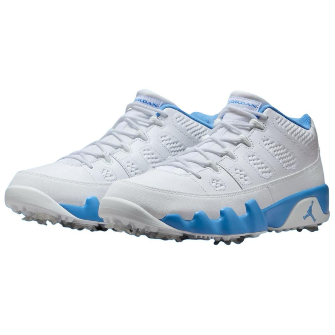 Jordan 9 Retro Low Golf White University Blue