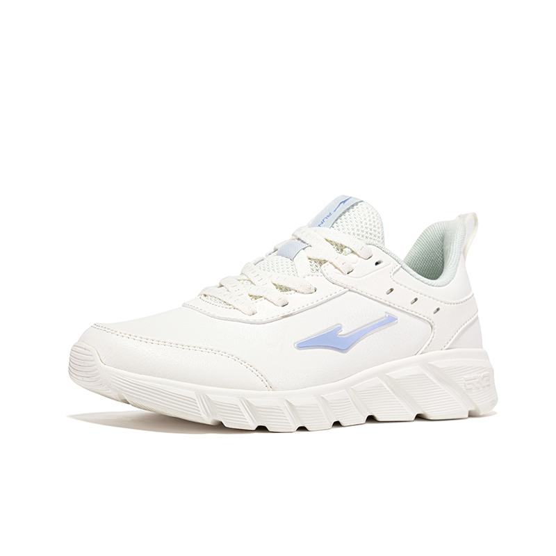 Erke Lightweight Anti Slip Low top Casual Running Shoes Women’s White Purple