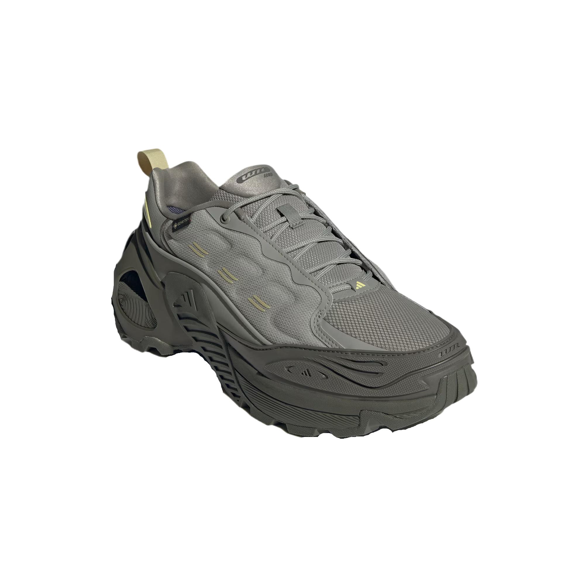 Adidas Wonder Runner Slip Resistant Low top Running Shoes Unisex Strata Olive Green Light Gold Pebble Silver Gray