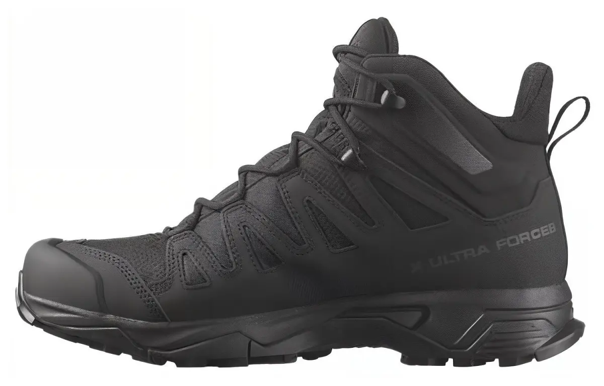 SALOMON X Ultra Forces MID GTX Comfortable Slip Resistant Abrasion Resistant Mid top Outdoor Shoes Unisex Black