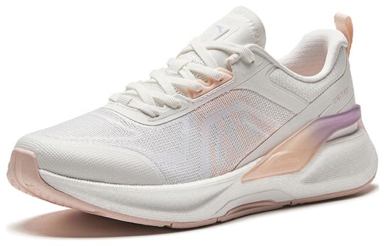 Anta Burning Refinement Cushioning, Wear Resistant Low top Running Shoes Women’s White Pink