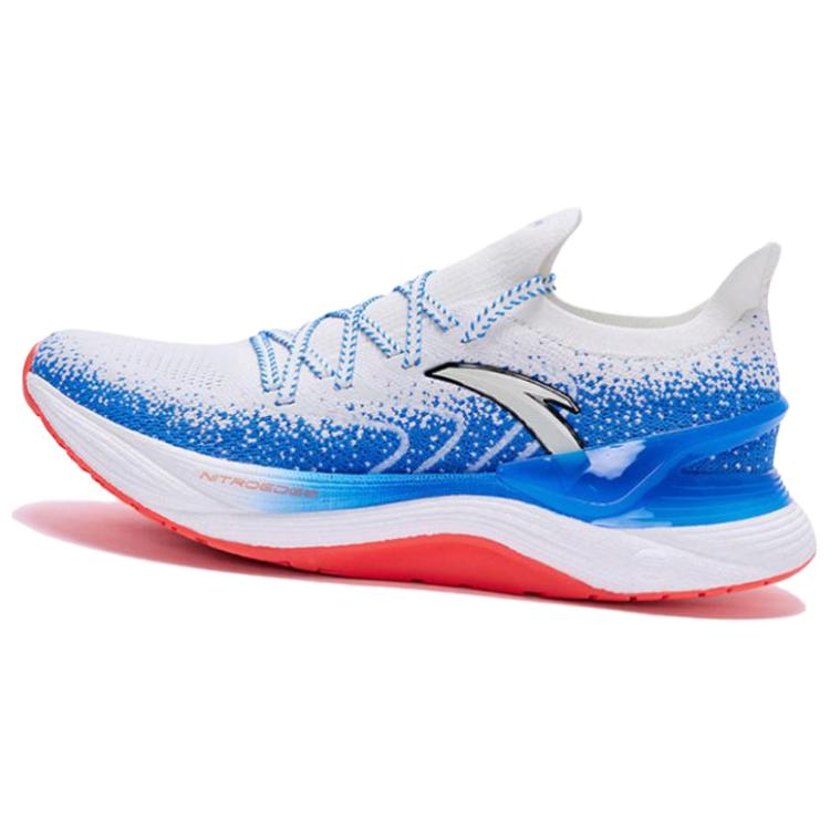 ANTA Chuang 2.0 Pro Running Shoes Men’s Low Top Ivory White/Medium Blue/Black