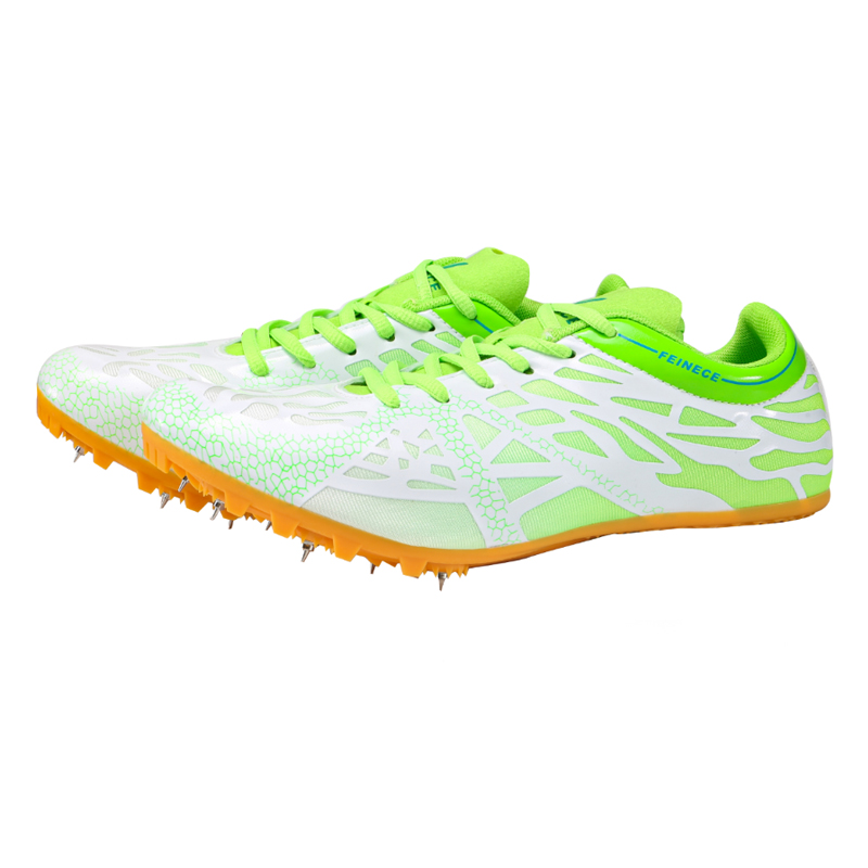FEINECE Slip Resistant Abrasion Resistant Slip Resistant Abrasion Resistant Low top Running Shoes Unisex White Green