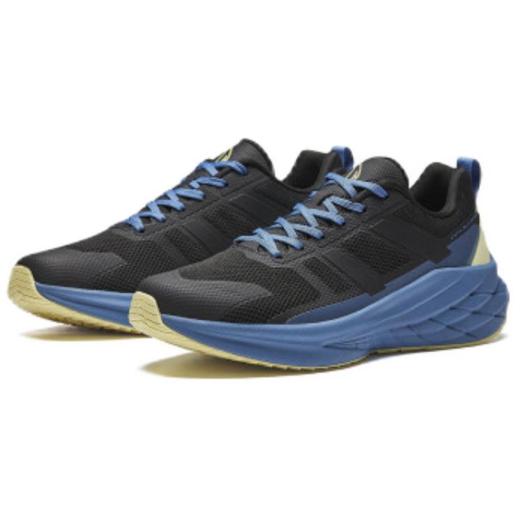 Anta Cushioning Breathable Low top Casual Running Shoes Men’s Black Blue Beige