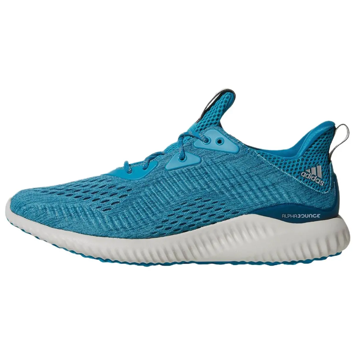 Adidas AlphaBounce Abrasion Resistant Abrasion Resistant Low top Running Shoes Men's Blue