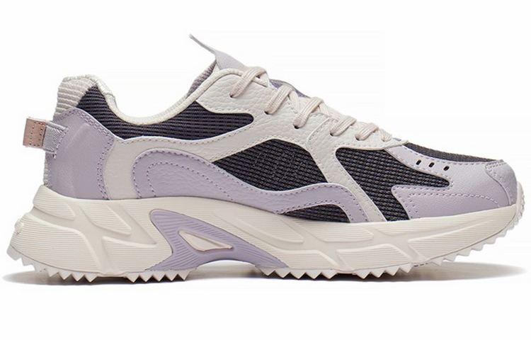 Li Ning Lightweight Low top Running Shoes Women’s Purple Gray