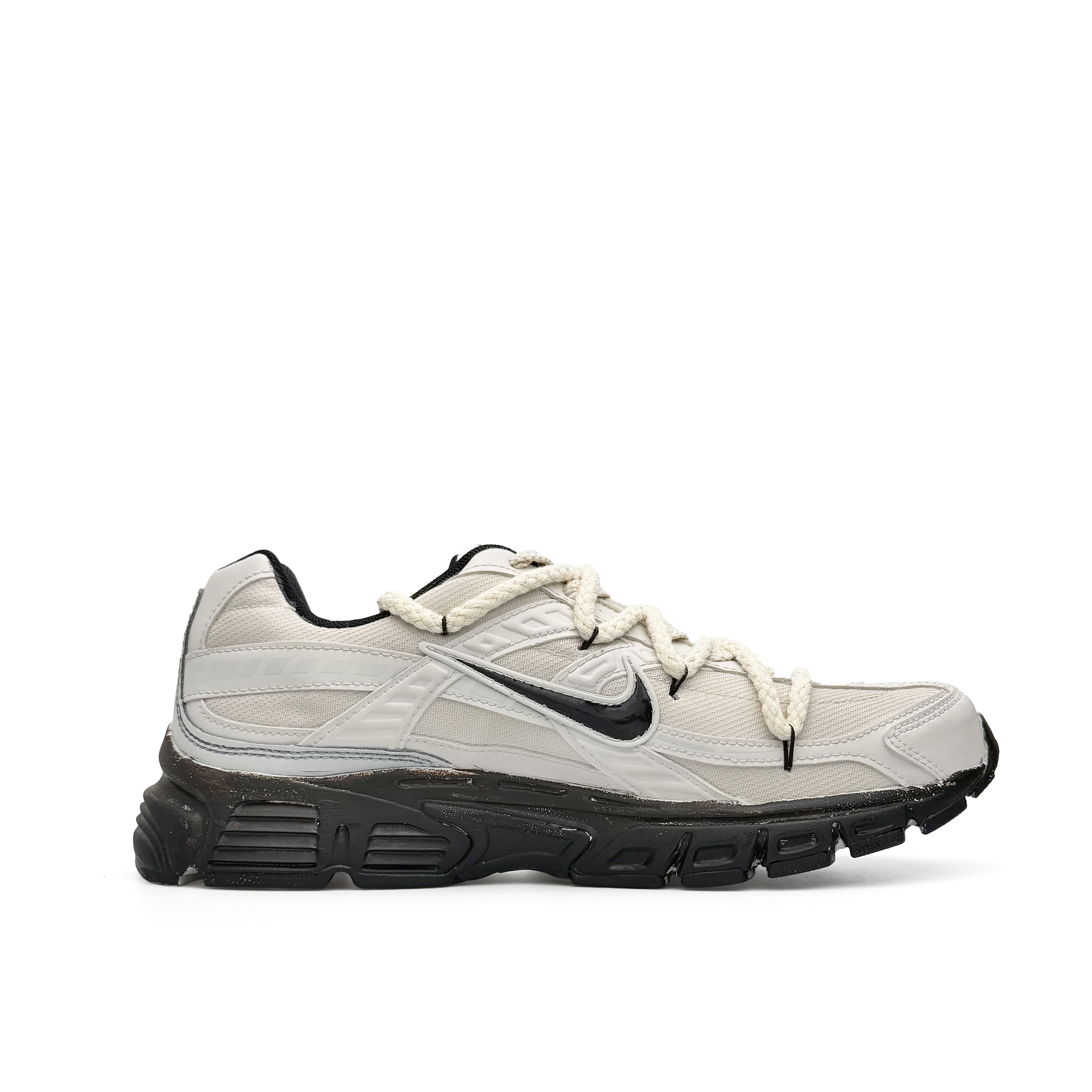 Nike Initiator Abrasion Resistant Lightweight Low top Running Shoes Unisex Black Beige Brown