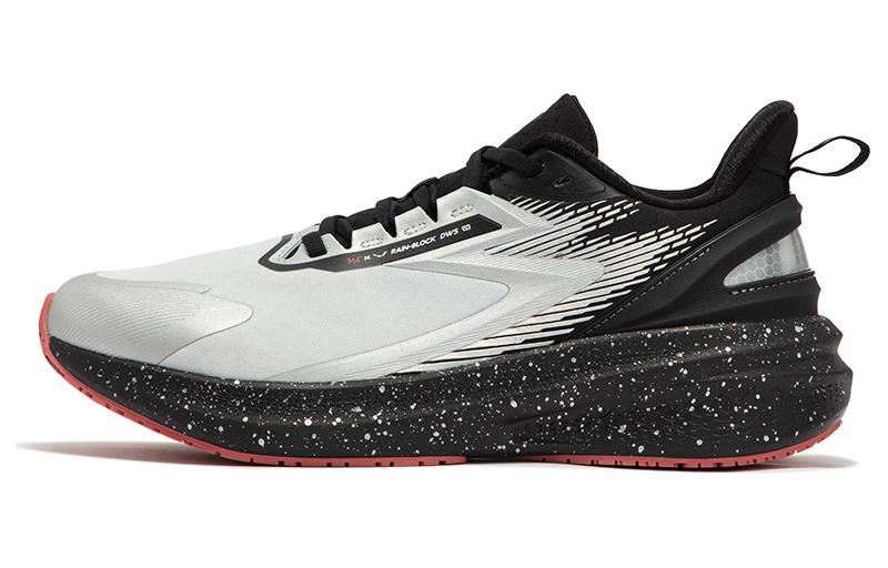 361° Rain Screen Cushioning Lightweight Low top Training Long Distance Running Sprint Running Shoes Men’s White Black