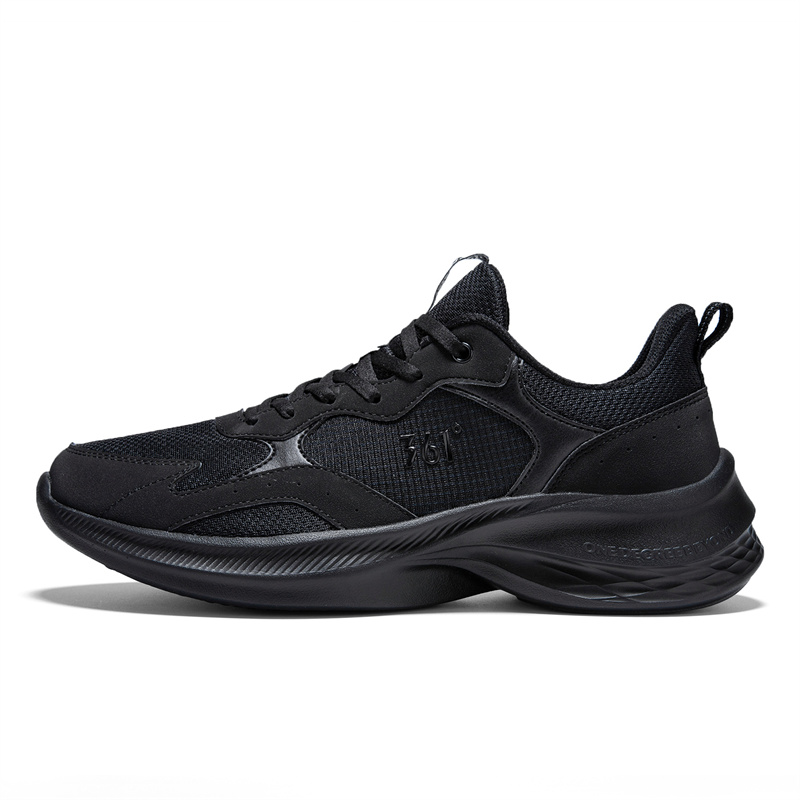 361° Cushioning Breathable Lightweight Low top Casual Running Shoes Men’s Obsidian Black