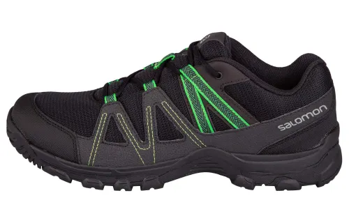 SALOMON Outdoor Shoes Men's Low Top Black Green