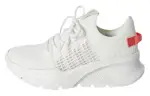Li Ning Fabric Cushioning Breathable Low top Running Shoes Women's Standard White